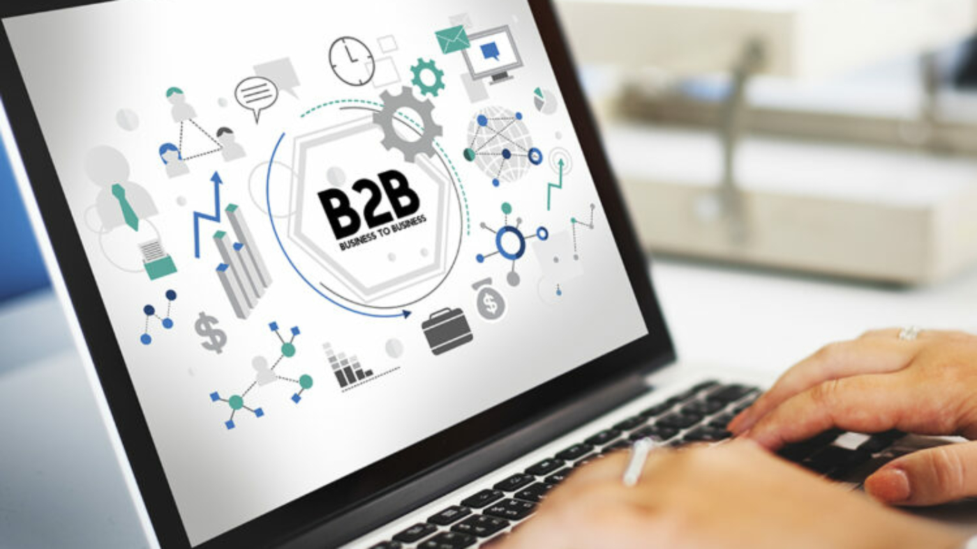 B2B Business to Business Corporate Connection Partnership Concept